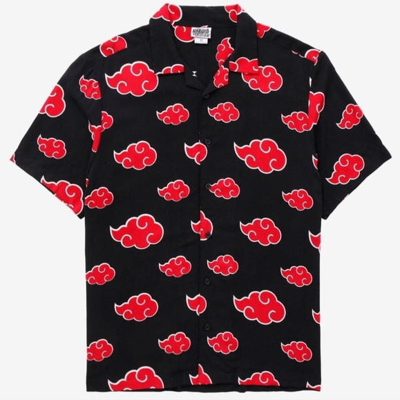 Naruto Shippuden Akatsuki Button-Up Shirt - Picture 6 of 8